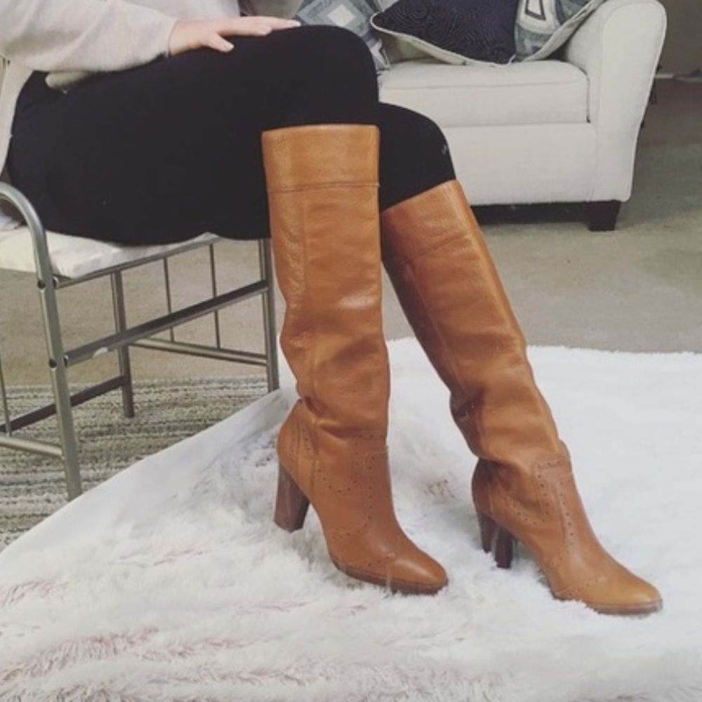 EUC Michael Kors Penelope Wingtip Boots
